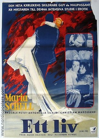 Une Vie 1959 movie poster Maria Schell