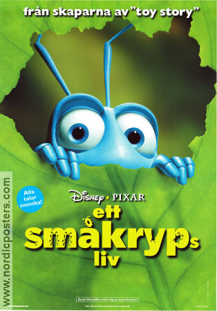 A Bug´s Life 1998 movie poster Kevin Spacey John Lasseter Production: Pixar Insects and spiders