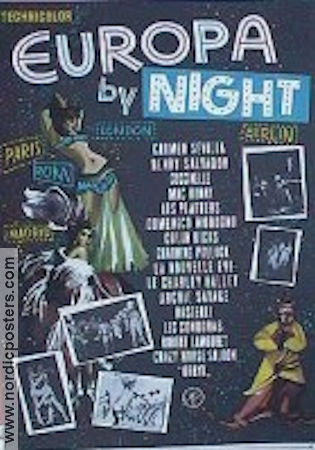 Europa di notte 1959 movie poster Carmen Sevilla Platters Alessandro Blasetti Rock and pop Documentaries