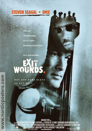 Exit Wounds 2001 movie poster Steven Seagal DMX Isaiah Washington Andrzej Bartkowiak Guns weapons