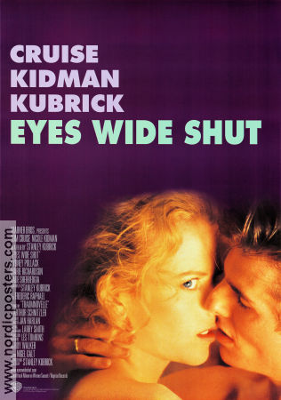 Eyes Wide Shut 1999 movie poster Tom Cruise Nicole Kidman Todd Field Stanley Kubrick