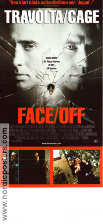 Face Off 1997 movie poster John Travolta Nicolas Cage Joan Allen John Woo