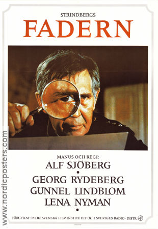 Fadern 1969 movie poster Georg Rydeberg Gunnel Lindblom Lena Nyman Alf Sjöberg
