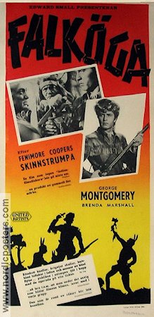 The Iroquois Trail 1950 movie poster George Montgomery Brenda Marshall Glenn Langan Phil Karlson