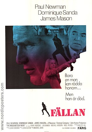 The Mackintosh Man 1973 movie poster Paul Newman Dominique Sanda James Mason