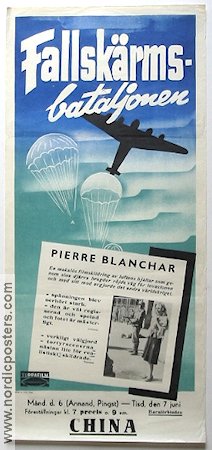 Le batallion du ciel 1949 movie poster Pierre Blanchar