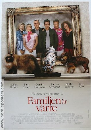 Meet the Fockers 2004 movie poster Robert De Niro Ben Stiller Barbra Streisand Jay Roach Cats