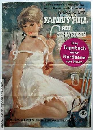 Fanny Hill 1968 poster Diana Kjaer Keve Hjelm Mac Ahlberg