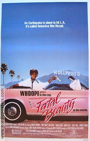 Fatal Beauty 1987 movie poster Whoopi Goldberg Sam Elliott Ruben Blades Tom Holland
