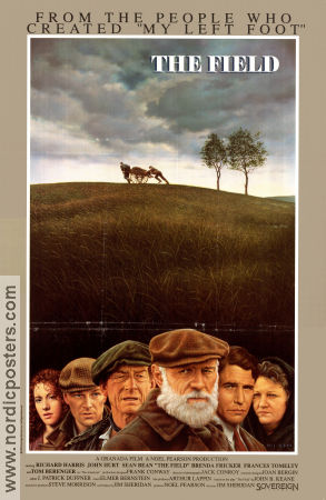 The Field 1990 movie poster Richard Harris John Hurt Sean Bean Jim Sheridan