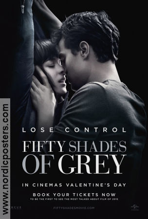 Fifty Shades of Grey 2015 movie poster Dakota Johnson Jamie Dornan Jennifer Ehle Sam Taylor-Johnson