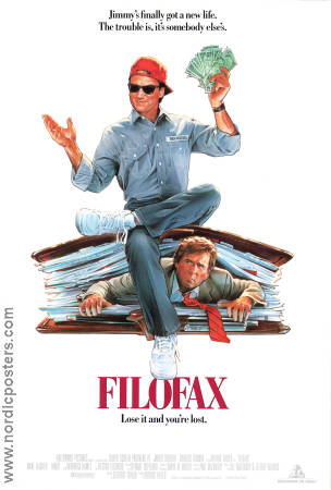 Filofax 1990 poster James Belushi Charles Grodin Anne De Salvo Arthur Hiller Pengar