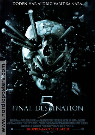 Final Destination 5 2011 poster Nicholas D´Agosto Emma Bell Steven Quale