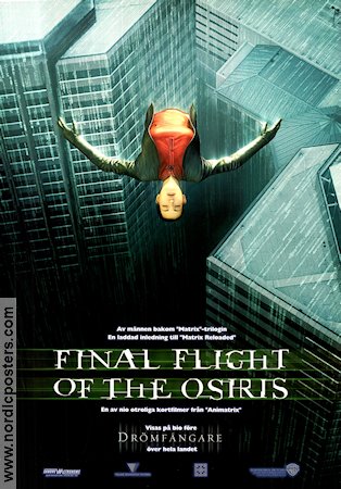 Final Flight of the Osiris 2003 movie poster Kevin Michael Richardson Andrew R Jones Writer: Andy Wachowski Animation