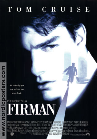 The Firm 1993 movie poster Tom Cruise Jeanne Tripplehorn Gene Hackman Sydney Pollack