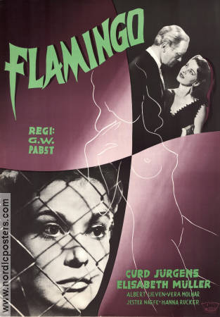Das Bekenntnis der Ina Kahr 1954 movie poster Curd Jürgens Elisabeth Müller GW Pabst