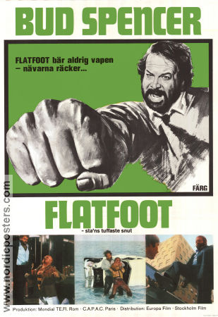 Flatfoot 1973 poster Bud Spencer Adalberto Maria Merli Raymond Pellegrin Steno