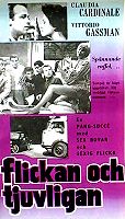Flickan och tjuvligan 1962 movie poster Claudia Cardinale Vittorio Gassman