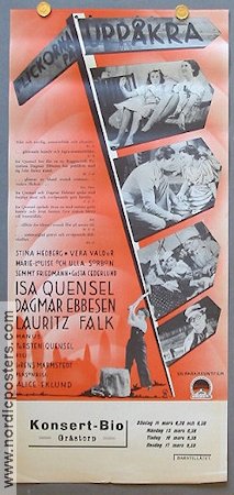 Flickorna på Uppåkra 1936 poster Isa Quensel