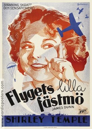 Flygets lilla fästmö 1934 poster Shirley Temple