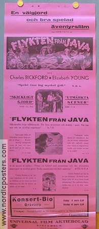 Flykten från Java 1936 poster Charles Bickford