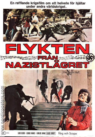 Heroes in Hell 1976 movie poster Lars Bloch Klaus Kinski Joe D´Amato Find more: Nazi War
