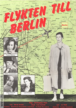 Flykten till Berlin 1983 poster Tusse Silberg Christopher Petit