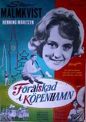 Förälskad i Köpenhamn 1961 movie poster Siw Malmkvist