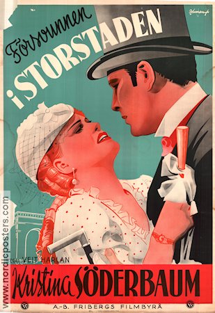 Verwehte Spuren 1938 movie poster Kristina Söderbaum Philip Dorn Veit Harlan Eric Rohman art Production: UFA