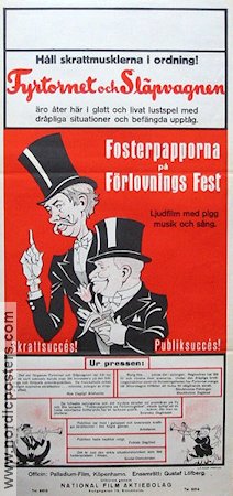 Wiener Lumpenkavaliere 1932 movie poster Fyrtornet och Släpvagnen Fy og Bi