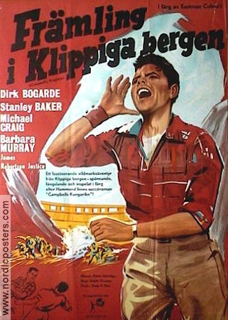 Campbell´s Kingdom 1957 movie poster Dirk Bogarde Stanley Baker Michael Craig Ralph Thomas Mountains