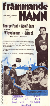 Främmande hamn 1948 poster George Fant Adolf Jahr Stig Järrel Hampe Faustman