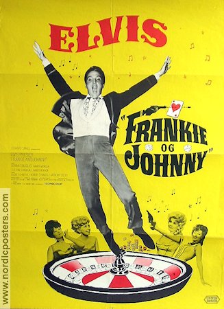 Frankie and Johnny 1966 movie poster Elvis Presley Donna Douglas Rock and pop Gambling