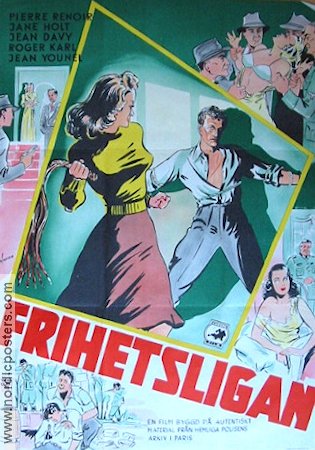 Frihetsligan 1949 poster Pierre Renoir