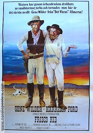Frisco Kid 1979 movie poster Gene Wilder Harrison Ford Robert Aldrich