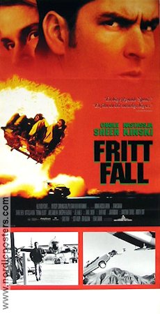 Fritt fall 1994 poster Charlie Sheen Nastassja Kinski
