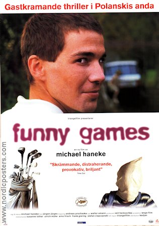 Funny Games 1997 poster Michael Haneke Golf