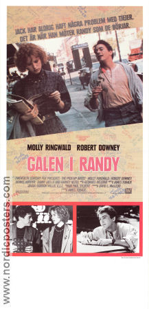 Galen i Randy 1987 poster Molly Ringwald Robert Downey Jr Dennis Hopper