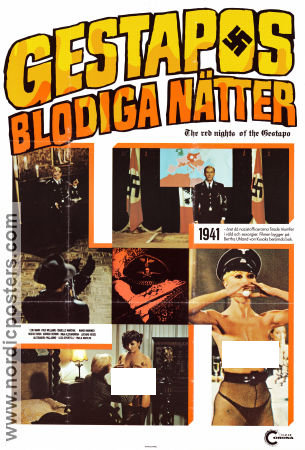 Gestapos blodiga nätter 1977 poster Ezio Miani Nando Marineo Fabio De Agostini Hitta mer: Nazi