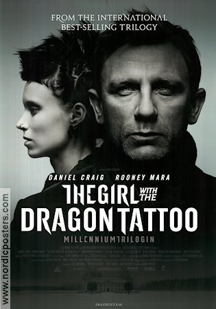 The Girl with The Dragon Tattoo 2011 poster Daniel Craig Rooney Mara David Fincher