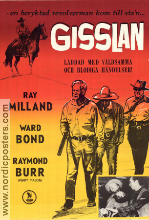 A Man Alone 1955 movie poster Mary Murphy Ward Bond Ray Milland