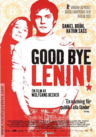 Good Bye Lenin! 2003 movie poster Daniel Brühl Katrin Sass Chulpan Khamatova Wolfgang Becker Politics