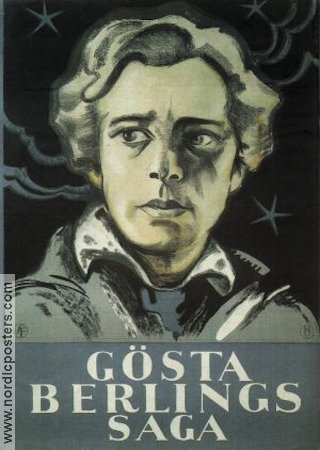 Gösta Berlings saga 1924 poster Greta Garbo Lars Hanson Mauritz Stiller Text: Selma Lagerlöf