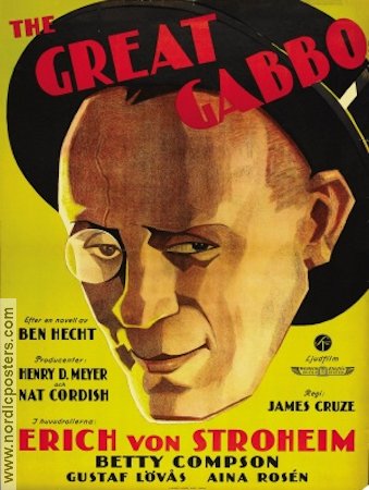 The Great Gabbo 1929 movie poster Erich von Stroheim