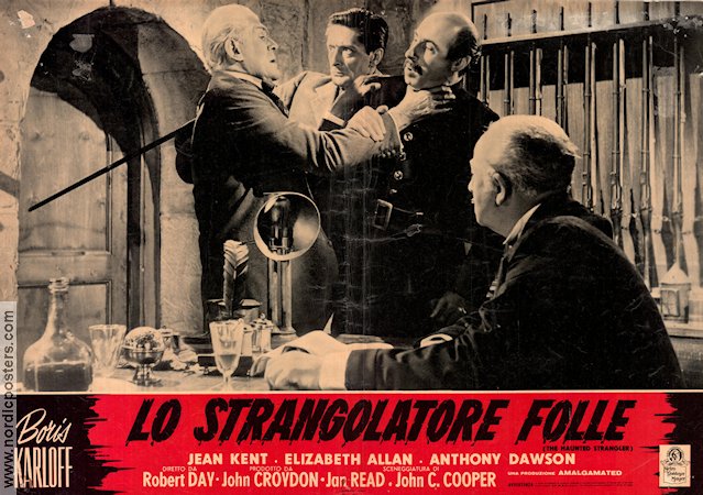 Grip of the Strangler 1958 movie poster Boris Karloff Jean Kent Robert Day