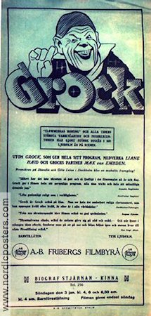 Grock 1931 poster Grock Liane Haid Carl Boese Cirkus
