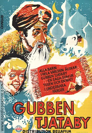 Gubben Tjataby 1957 poster Nikolaj Volkov Gennadij Kazanskij Ryssland