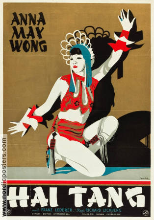 Hai-Tang 1930 poster Anna May Wong Franz Lederer Richard Eichberg Asien