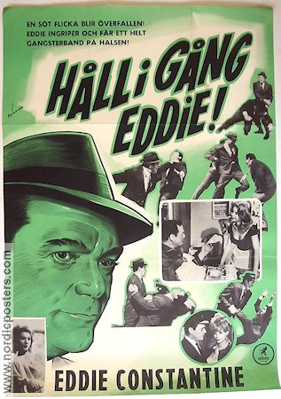 Tela de arana 1963 movie poster Eddie Constantine