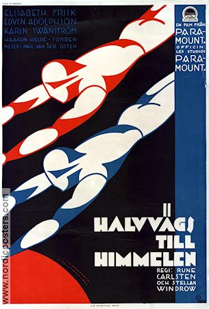 Halvvägs till himlen 1932 movie poster Elisabeth Frisk Rune Carlsten